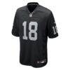 Jack Bech Las Vegas Raiders Nike Team Game Jersey - Black - Side View