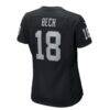 Jack Bech Las Vegas Raiders Nike Women's Team Game Jersey - Black - Detail View