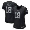 Jack Bech Las Vegas Raiders Nike Women's Team Game Jersey - Black - Front View