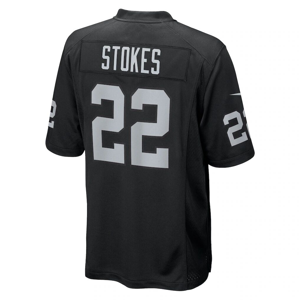 Eric Stokes Las Vegas Raiders Nike Team Game Jersey