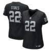 Eric Stokes Las Vegas Raiders Nike Women's Team Game Jersey - Black - Front View
