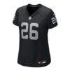 Darien Porter Las Vegas Raiders Nike Women's Team Game Jersey - Black - Side View