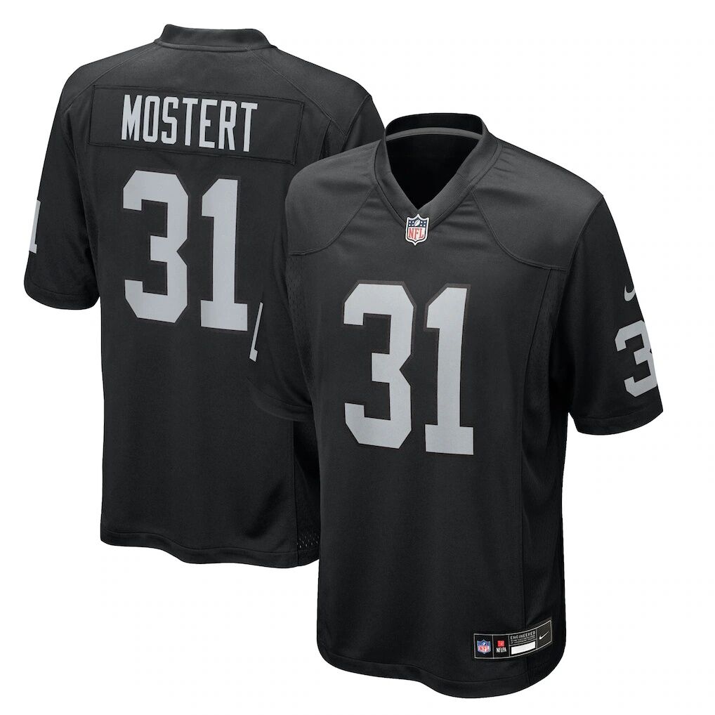 Raheem Mostert Las Vegas Raiders Nike Team Game Jersey
