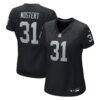 Raheem Mostert Las Vegas Raiders Nike Women's Team Game Jersey - Black - Front View