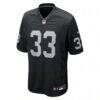 Jamal Adams Las Vegas Raiders Nike Team Game Jersey - Black - Side View