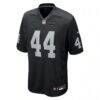 Tommy Eichenberg Las Vegas Raiders Nike Team Game Jersey - Black - Side View