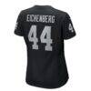 Tommy Eichenberg Las Vegas Raiders Nike Women's Team Game Jersey - Black - Detail View