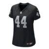 Tommy Eichenberg Las Vegas Raiders Nike Women's Team Game Jersey - Black - Side View