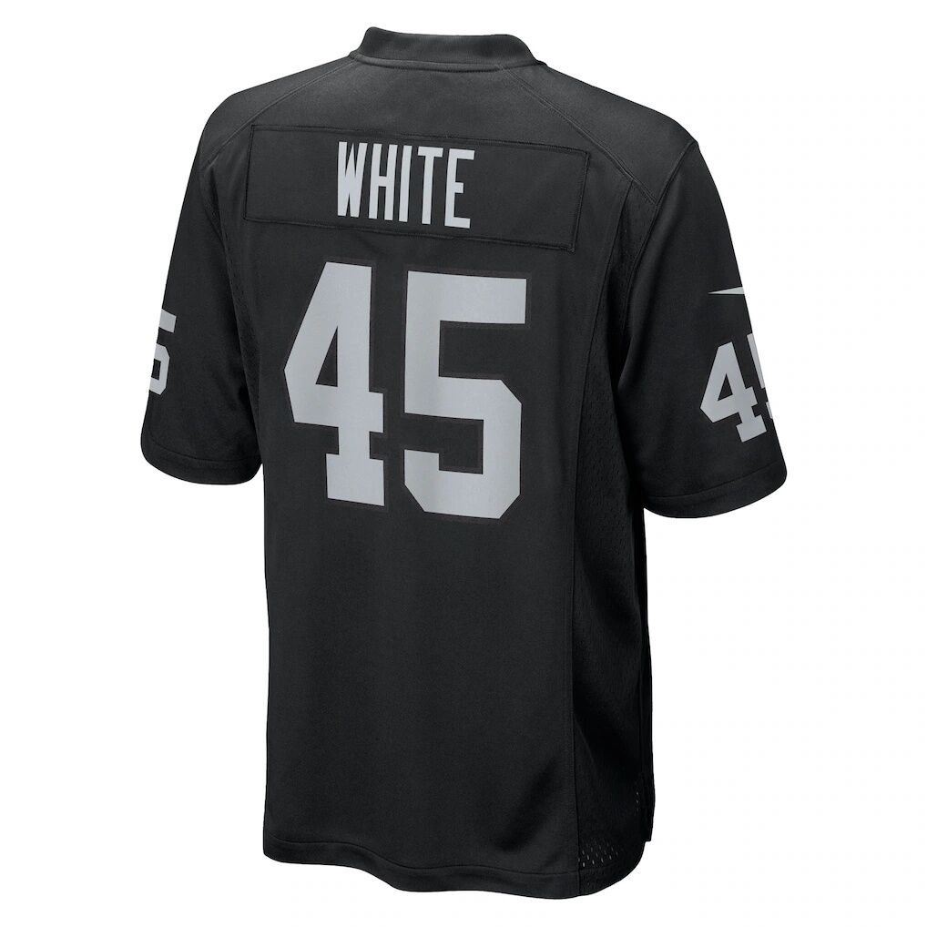 Devin White Las Vegas Raiders Nike Team Game Jersey