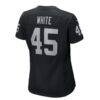 Devin White Las Vegas Raiders Nike Women's Team Game Jersey - Black - Detail View