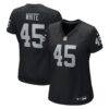 Devin White Las Vegas Raiders Nike Women's Team Game Jersey - Black - Front View