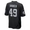 Charles Snowden Las Vegas Raiders Nike Team Game Jersey - Black - Detail View