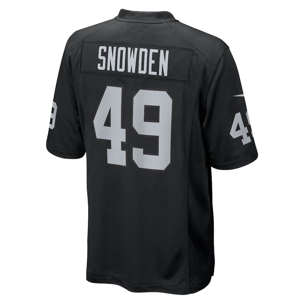 Charles Snowden Las Vegas Raiders Nike Team Game Jersey