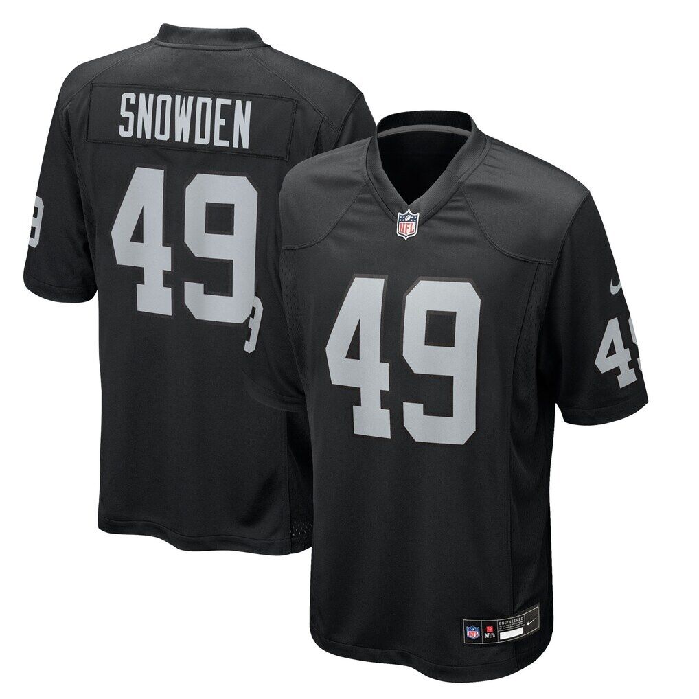 Charles Snowden Las Vegas Raiders Nike Team Game Jersey
