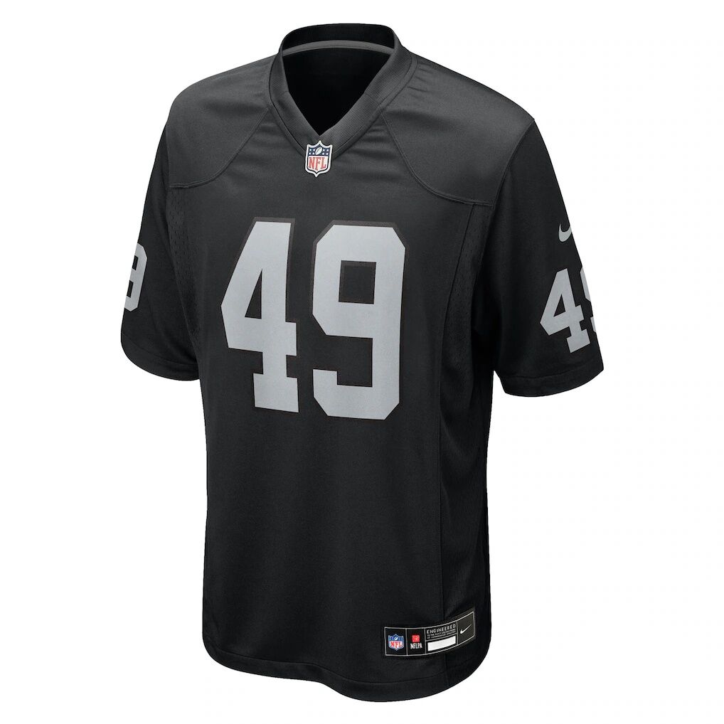 Charles Snowden Las Vegas Raiders Nike Team Game Jersey