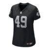 Charles Snowden Las Vegas Raiders Nike Women's Team Game Jersey - Black - Side View