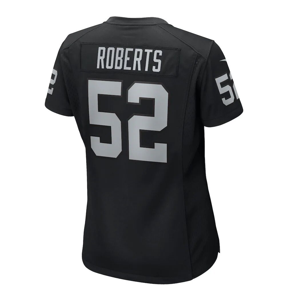 Elandon Roberts Las Vegas Raiders Nike Women's Team Game Jersey