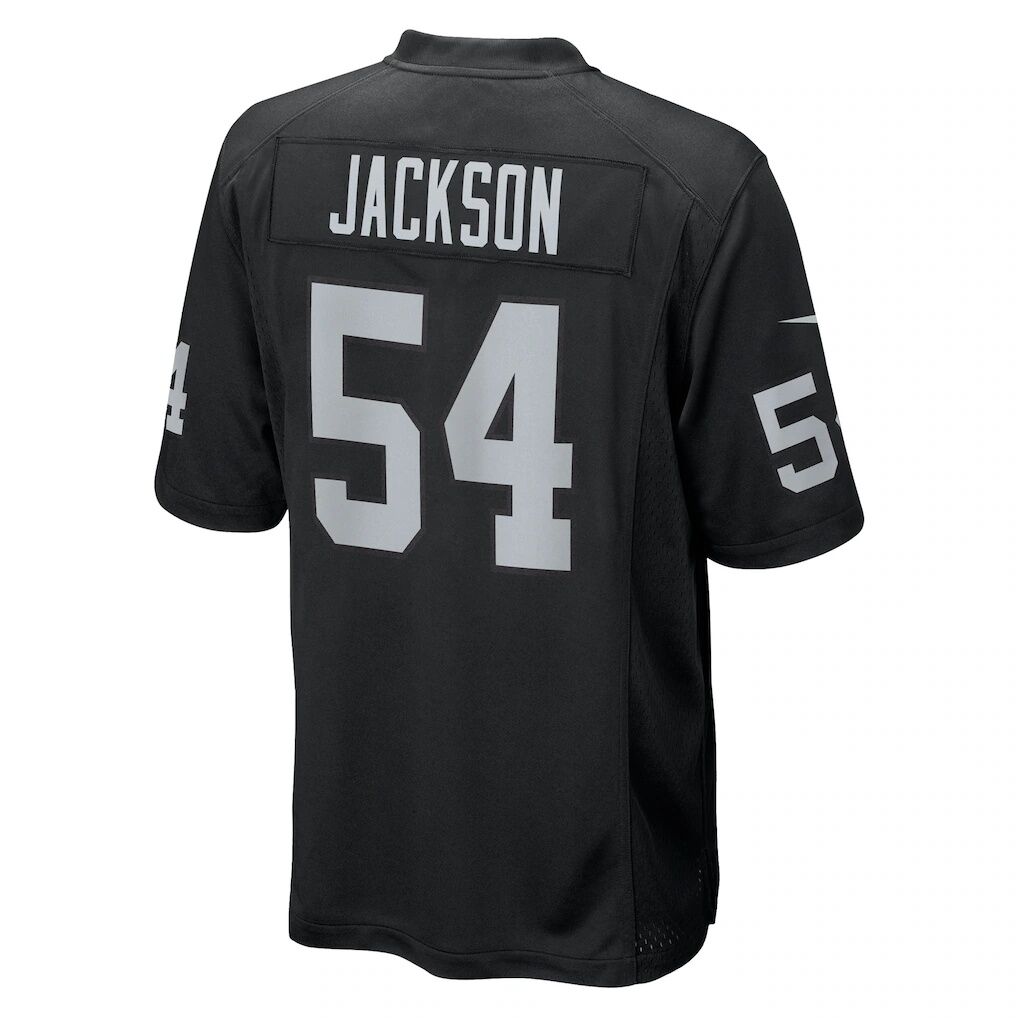 Brennan Jackson Las Vegas Raiders Nike Team Game Jersey
