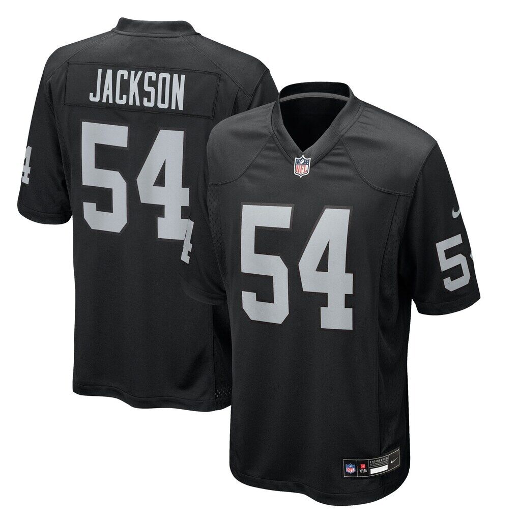 Brennan Jackson Las Vegas Raiders Nike Team Game Jersey