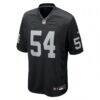 Brennan Jackson Las Vegas Raiders Nike Team Game Jersey - Black - Side View
