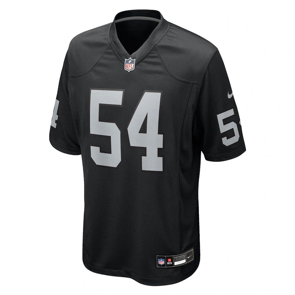 Brennan Jackson Las Vegas Raiders Nike Team Game Jersey