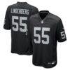 Cody Lindenberg Las Vegas Raiders Nike Team Game Jersey - Black - Front View