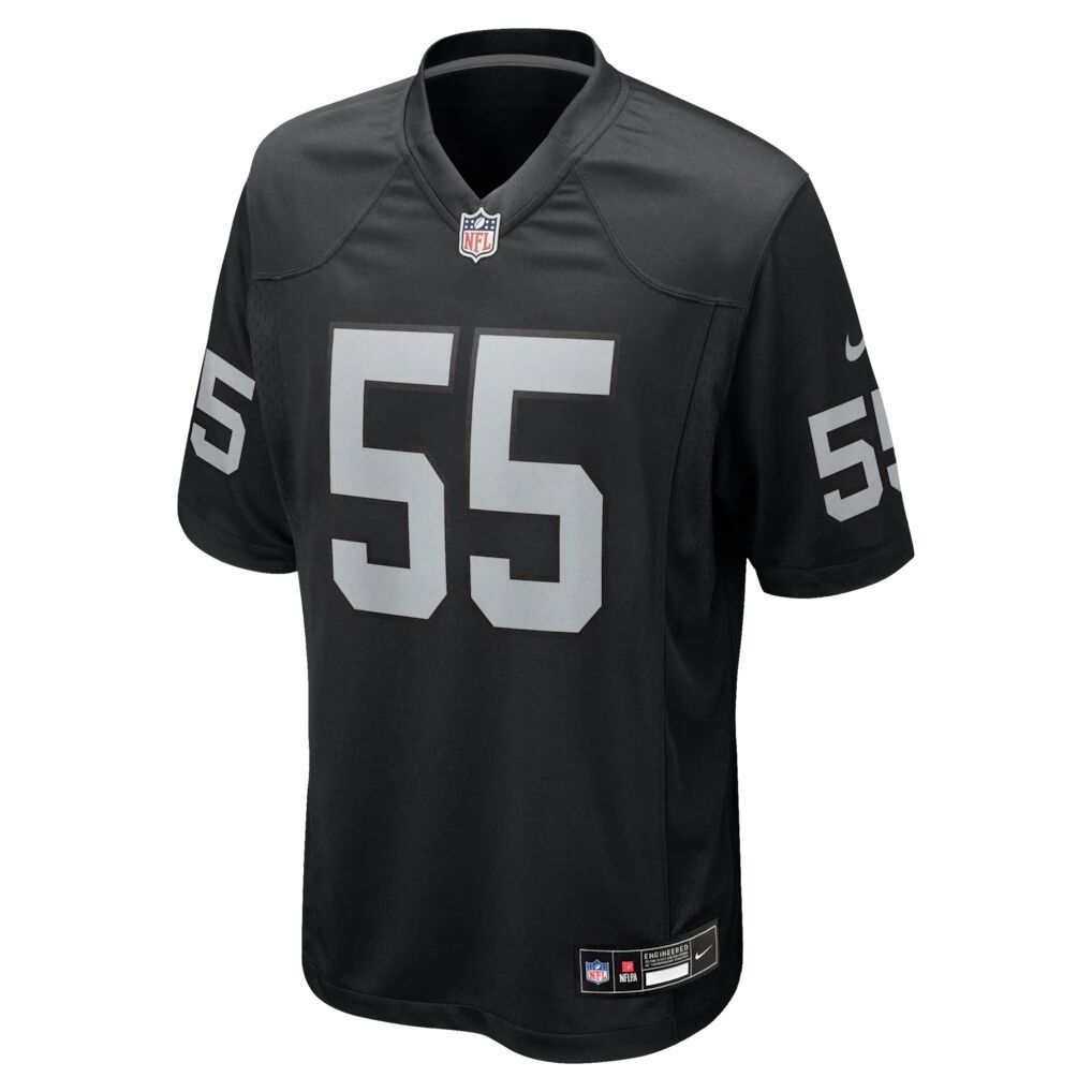 Cody Lindenberg Las Vegas Raiders Nike Team Game Jersey