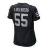Cody Lindenberg Las Vegas Raiders Nike Women's Team Game Jersey - Black - Detail View