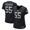 Cody Lindenberg Las Vegas Raiders Nike Women's Team Game Jersey - Black - Front View