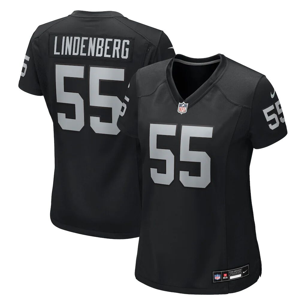Cody Lindenberg Las Vegas Raiders Nike Women's Team Game Jersey