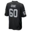 Charles Grant Las Vegas Raiders Nike Team Game Jersey - Black - Detail View