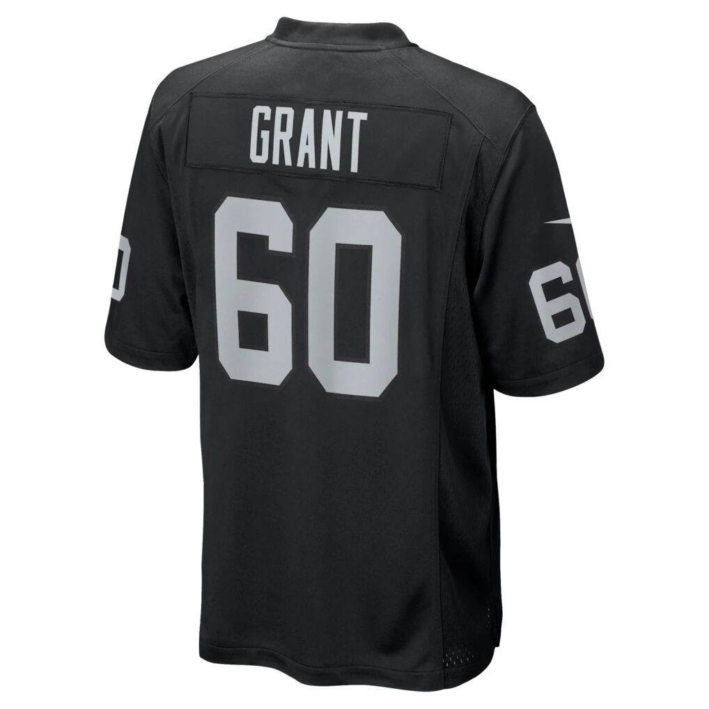 Charles Grant Las Vegas Raiders Nike Team Game Jersey
