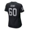 Charles Grant Las Vegas Raiders Nike Women's Team Game Jersey - Black - Detail View