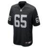 Alex Cappa Las Vegas Raiders Nike Team Game Jersey - Black - Side View