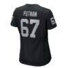 Will Putnam Las Vegas Raiders Nike Women's Team Game Jersey - Black - Detail View