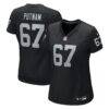 Will Putnam Las Vegas Raiders Nike Women's Team Game Jersey - Black - Front View
