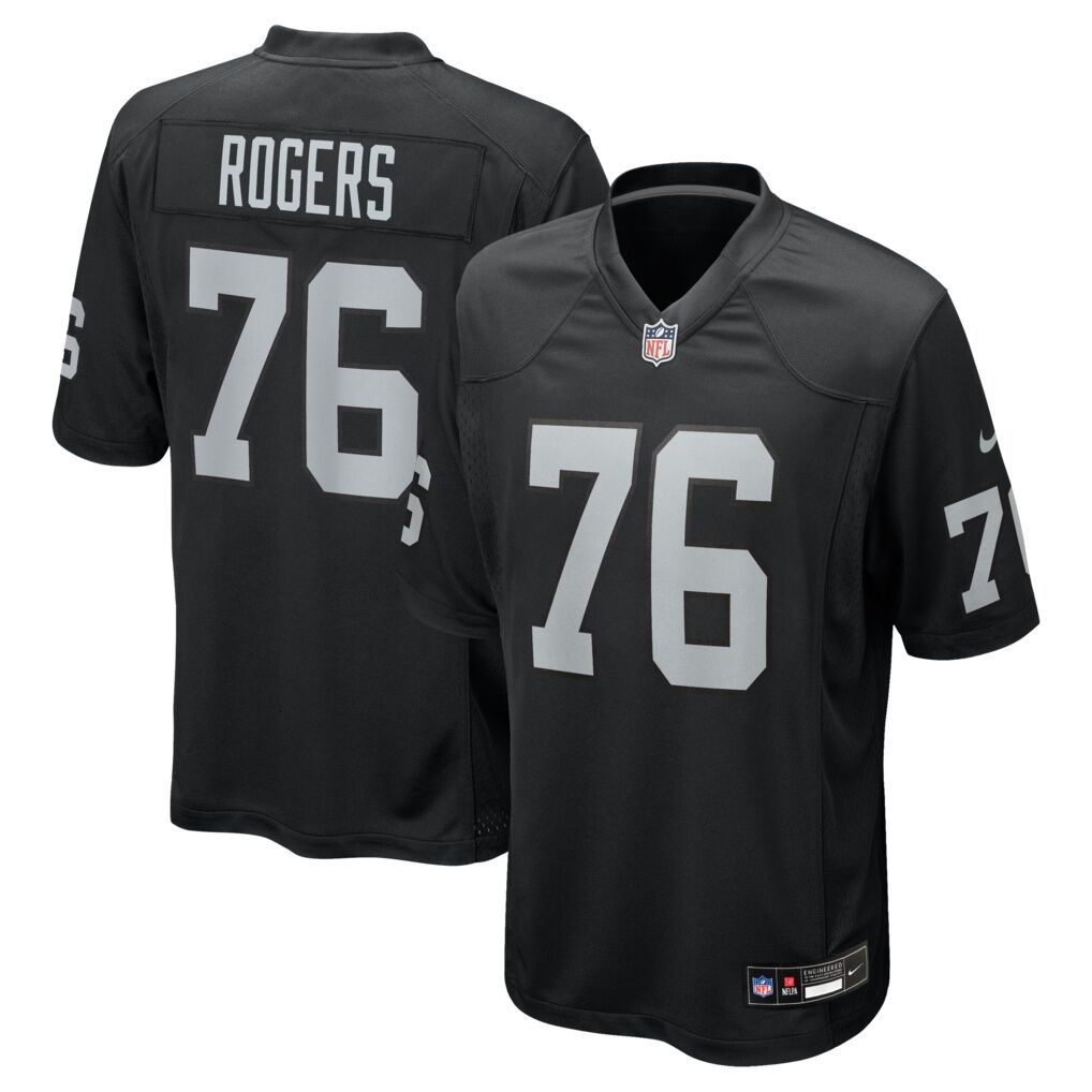 Caleb Rogers Las Vegas Raiders Nike Team Game Jersey