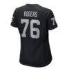 Caleb Rogers Las Vegas Raiders Nike Women's Team Game Jersey - Black - Detail View