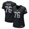 Caleb Rogers Las Vegas Raiders Nike Women's Team Game Jersey - Black - Front View