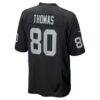 Ian Thomas Las Vegas Raiders Nike Team Game Jersey - Black - Detail View