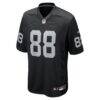Justin Shorter Las Vegas Raiders Nike Team Game Jersey - Black - Side View