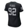 JJ Pegues Las Vegas Raiders Nike Women's Team Game Jersey - Black - Detail View