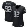 JJ Pegues Las Vegas Raiders Nike Women's Team Game Jersey - Black - Front View