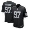 Tonka Hemingway Las Vegas Raiders Nike Team Game Jersey - Black - Front View