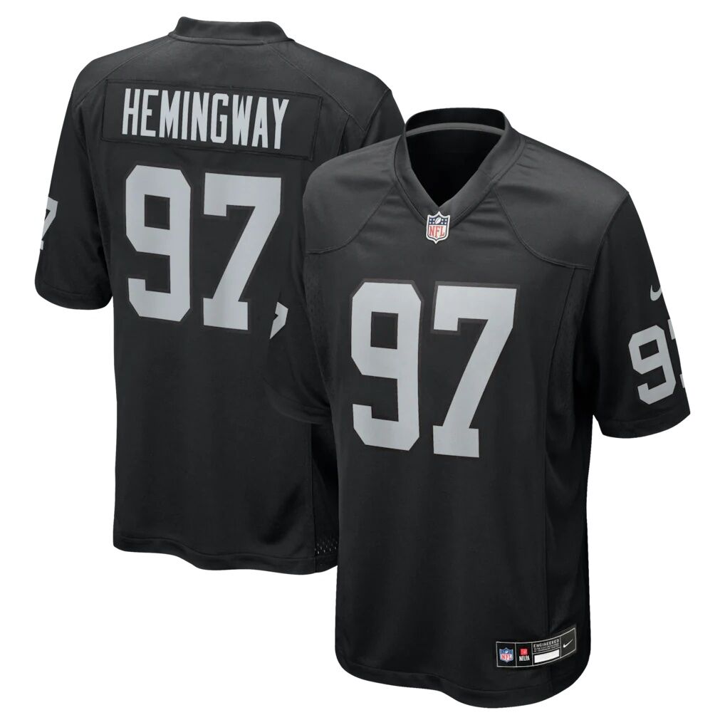 Tonka Hemingway Las Vegas Raiders Nike Team Game Jersey