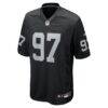 Tonka Hemingway Las Vegas Raiders Nike Team Game Jersey - Black - Side View