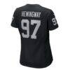 Tonka Hemingway Las Vegas Raiders Nike Women's Team Game Jersey - Black - Detail View