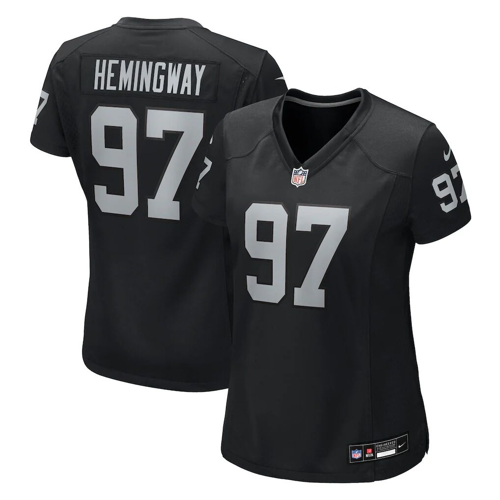 Tonka Hemingway Las Vegas Raiders Nike Women's Team Game Jersey