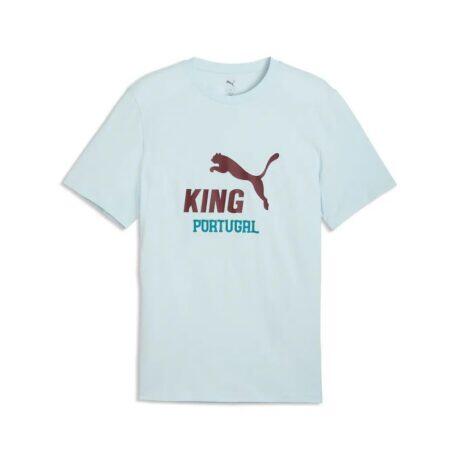 Portugal National Team Puma King Logo T-Shirt - - Front View