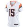 Nik Bonitto Denver Broncos Nike Women's Game Jersey - White - Side View